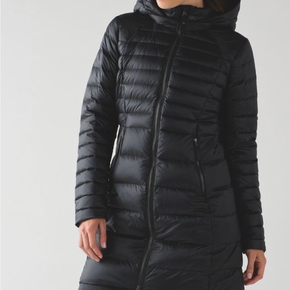 Brave the cold jacket Lululemon puffer down size 12